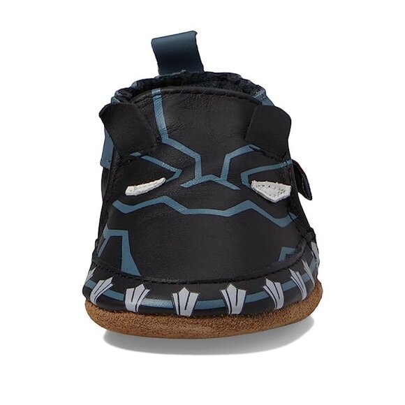 NEW IN BOX Robeez Marvel Black Panther Soft Soles Baby Shoes 0-6 Months - Picture 4 of 5